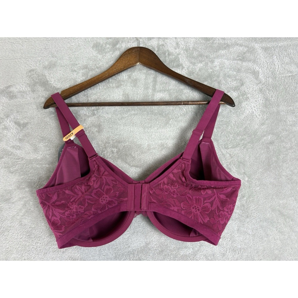 Bali Breathe Bra DF7592 Stretch Lace Full Coverage Underwire‎ Bra NWT - Picture 6 of 16